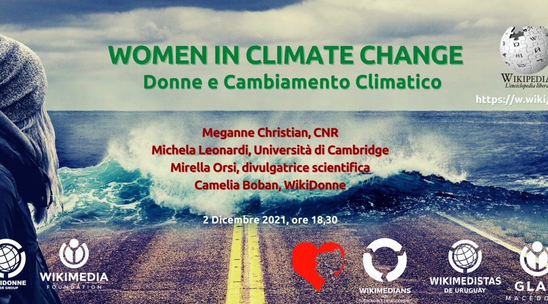 “Women in climate change – Donne e cambiamento climatico”